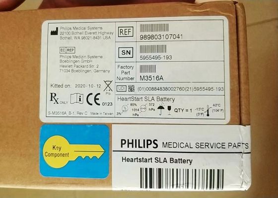 Ιατρική σφραγισμένη μπαταρία 989803107041 για το PHILIP M3516A Heartstart XL