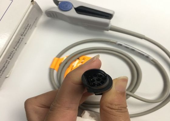 1M Καταναλωτικά ιατρικής συσκευής, GE Trusignal Spo2 Finger Sensor Ref TS-F1-H Στρογγυλό κεφάλι