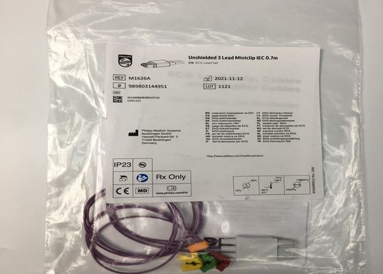 M1626A Διαλειτουργικά καλώδια επαναχρησιμοποιήσιμων ηλεκτροσόκ ηλεκτροσόκ για νοσοκομεία