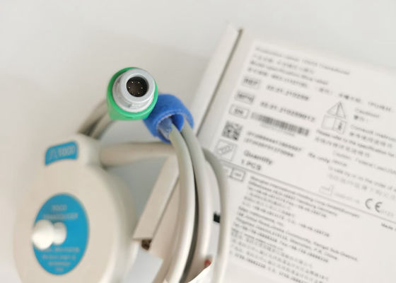 MS3-31527 Toco Transducer Probe 6 Needle Single Slot Blue Ribbon Velcro 2,5 μέτρα μήκος
