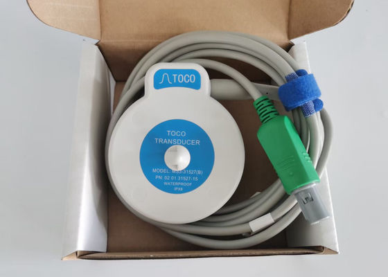 MS3-31527 Toco Transducer Probe 6 Needle Single Slot Blue Ribbon Velcro 2,5 μέτρα μήκος