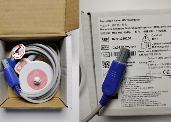 EDAN F6 Μετατροπέας ελεγκτή εμβρύου MS3-109301 Διπλή τρύπα 4 καρφίτσες Αδιάβροχος IPX8
