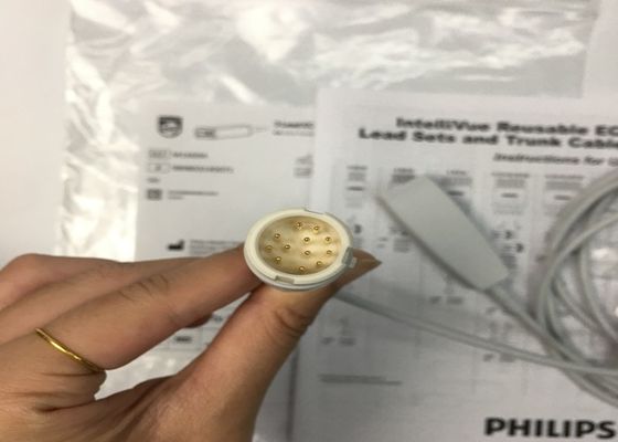 M1669A Διακοπές επαναχρησιμοποιήσιμο 3 καλώδιο ECG αAMI/IEC 2.7M υλικό TPU