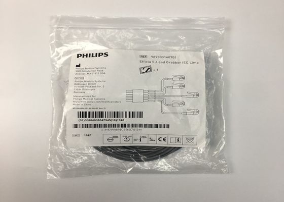 PHLIP Efficia Επαναχρησιμοποιήσιμο 5 μολύβδινο καλώδιο ΗΚΓ IEC άκρο Για ενήλικες