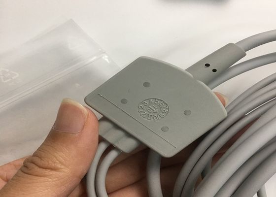 Πολλαπλό σύνδεσμο ΗΚΓ ανταλλακτικά μέρη καλώδιο 3 Lead με ενσωματωμένο καλώδιο Grabber Lead 3.6M