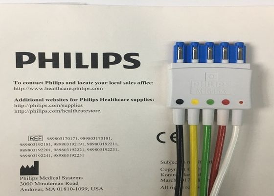 M1645A IntelliVue Ιατρικό εξοπλισμό ανταλλακτικά καλώδια 5 Leadset