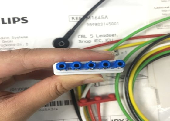 M1645A IntelliVue Ιατρικό εξοπλισμό ανταλλακτικά καλώδια 5 Leadset