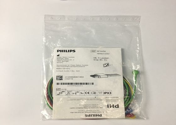 M1645A IntelliVue Ιατρικό εξοπλισμό ανταλλακτικά καλώδια 5 Leadset