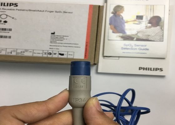 M1192A Ανακυκλώσιμο μικρό δάχτυλο αισθητήρα SpO2 για παιδιατρικούς ενήλικες σχήμα D 8 πιν 1.5M