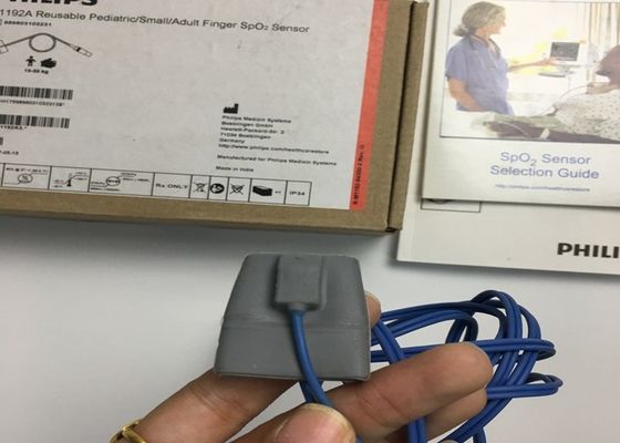 M1192A Ανακυκλώσιμο μικρό δάχτυλο αισθητήρα SpO2 για παιδιατρικούς ενήλικες σχήμα D 8 πιν 1.5M