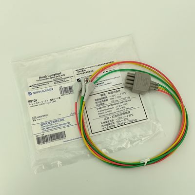 K910A BR-913P Καταναλωτικά ιατρικών συσκευών NIHON KOHDEN 3 Ηλεκτροδίων μολύβδου