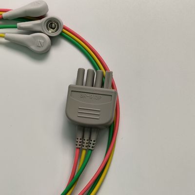 K910A BR-913P Καταναλωτικά ιατρικών συσκευών NIHON KOHDEN 3 Ηλεκτροδίων μολύβδου
