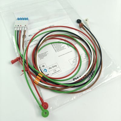 989803144991 Συσκευές παρακολούθησης ασθενών PHILIP CBL 5 Leadset Snap AAMI ICU REF M1644A