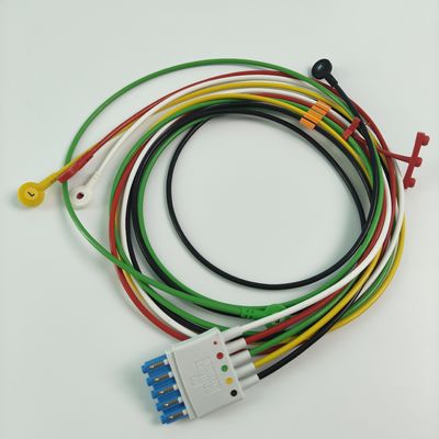 ΦΙΛΙΠ Ασθενής Μονιτέρ Αρχικό CBL 5 Leadset Snap IEC ICU REF M1645A