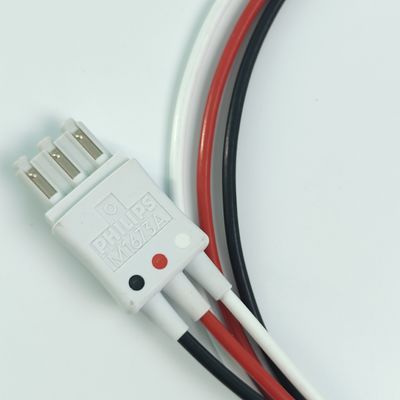 REF M1673A PHILIP Μονιτέρ ασθενούς CBL 3 Leadset Snap AAMI ICU PN 989803145111