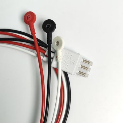 REF M1673A PHILIP Μονιτέρ ασθενούς CBL 3 Leadset Snap AAMI ICU PN 989803145111