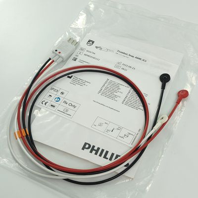 REF M1673A PHILIP Μονιτέρ ασθενούς CBL 3 Leadset Snap AAMI ICU PN 989803145111