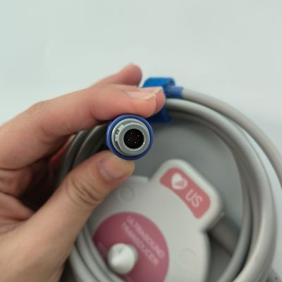 Εποπτεία ελαστικών US Transducer για F2/F3/F6 καρδιακό ρυθμό του εμβρύου US Probe Dual Slot 4 Pin MS3-109301 (D)