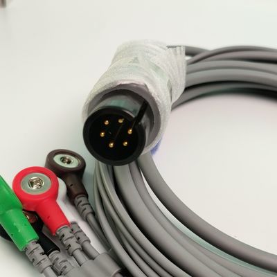 REF EC05DAS061 Ηλεκτρονικό συρματόπλεγμα για την παρακολούθηση της καρδιάς ενσωματωμένο 5 τύπου ανθεκτικό στην αποσύνθεση με μόλυβδο