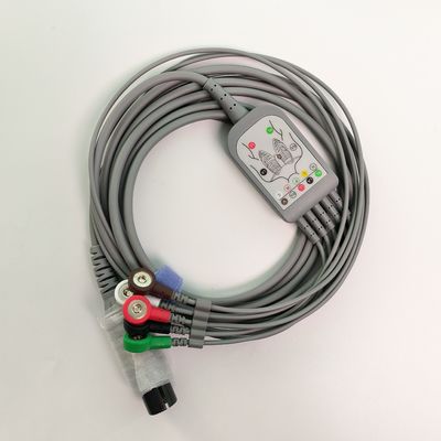 REF EC05DAS061 Ηλεκτρονικό συρματόπλεγμα για την παρακολούθηση της καρδιάς ενσωματωμένο 5 τύπου ανθεκτικό στην αποσύνθεση με μόλυβδο