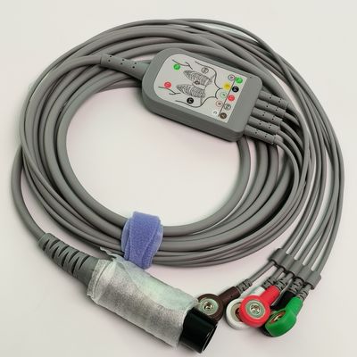 REF EC05DAS061 Ηλεκτρονικό συρματόπλεγμα για την παρακολούθηση της καρδιάς ενσωματωμένο 5 τύπου ανθεκτικό στην αποσύνθεση με μόλυβδο
