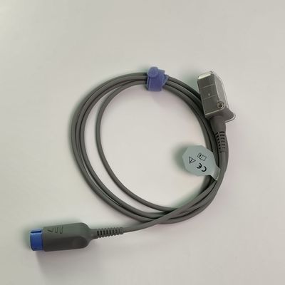 REF SHEC3 Καλώδιο επέκτασης οξυγόνου αίματος 2M Γαλάζια στρογγυλή κεφαλή μεμονωμένη τρύπα 7 καρφίτσες L 2,0 μέτρα