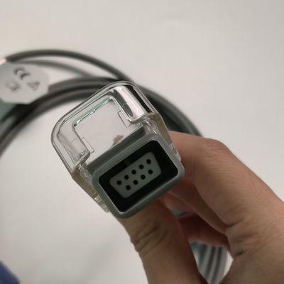REF SHEC3 Καλώδιο επέκτασης οξυγόνου αίματος 2M Γαλάζια στρογγυλή κεφαλή μεμονωμένη τρύπα 7 καρφίτσες L 2,0 μέτρα