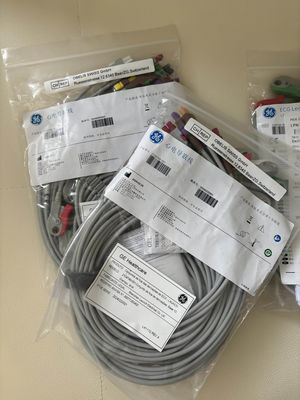 GE 2104749-001 -Σετ καλωδίων ηλεκτροκαρδιογραφήματος 10 απαγωγών και καλώδιο κορμού, AHA