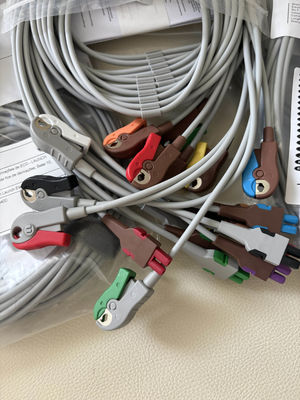 GE 2104749-001 -Σετ καλωδίων ηλεκτροκαρδιογραφήματος 10 απαγωγών και καλώδιο κορμού, AHA