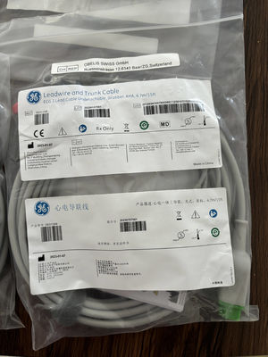 GE Leadwire And Trunk Cable REF: 5831398 ECG 3 LEAD CABLE UNDETACHABLE GRABBER AHA 4.7M 15FT Ηλεκτρονικό κύλινδρο και καλώδιο κορμού