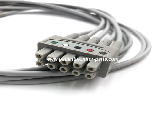 Πολυσύνδεσμος ΗΚΓ Leadwire Grouped Set,5 Lead Grabber AHA 74CM / 29IN PN 412681-001