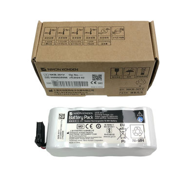 NIHONKOHDEN NKB-301V Σφραγισμένη επαναφορτιζόμενη μπαταρία Ni-MH ονομαστική τάση 12v ονομαστική χωρητικότητα 2800mAh