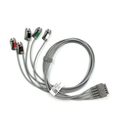 GE Ref:412681-001 Πολυσύνδεσμος ΗΚΓ Leadwire Group Set,5 -Lead,Grabber,AHA 74 CM /29 IN
