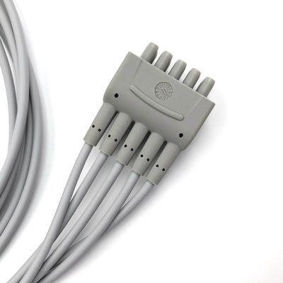 GE Ref:412681-001 Πολυσύνδεσμος ΗΚΓ Leadwire Group Set,5 -Lead,Grabber,AHA 74 CM /29 IN