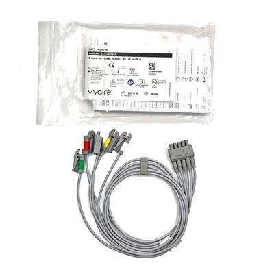 GE Ref:412681-003 Ομάδα οχημάτων με πολυσύνδεση ΗΚΓ Leadwire Set,5 -Lead,Grabber,IEC 74 CM /29 IN