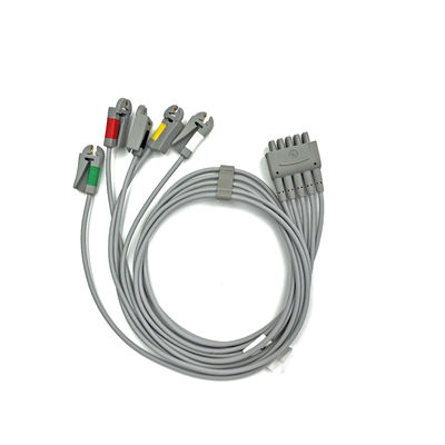 GE Ref:412681-003 Ομάδα οχημάτων με πολυσύνδεση ΗΚΓ Leadwire Set,5 -Lead,Grabber,IEC 74 CM /29 IN