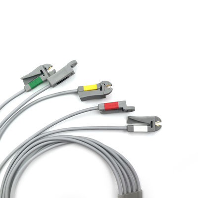 GE Ref:412681-003 Ομάδα οχημάτων με πολυσύνδεση ΗΚΓ Leadwire Set,5 -Lead,Grabber,IEC 74 CM /29 IN