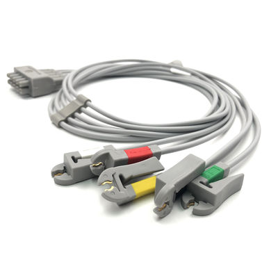 GE Ref:412681-003 Ομάδα οχημάτων με πολυσύνδεση ΗΚΓ Leadwire Set,5 -Lead,Grabber,IEC 74 CM /29 IN