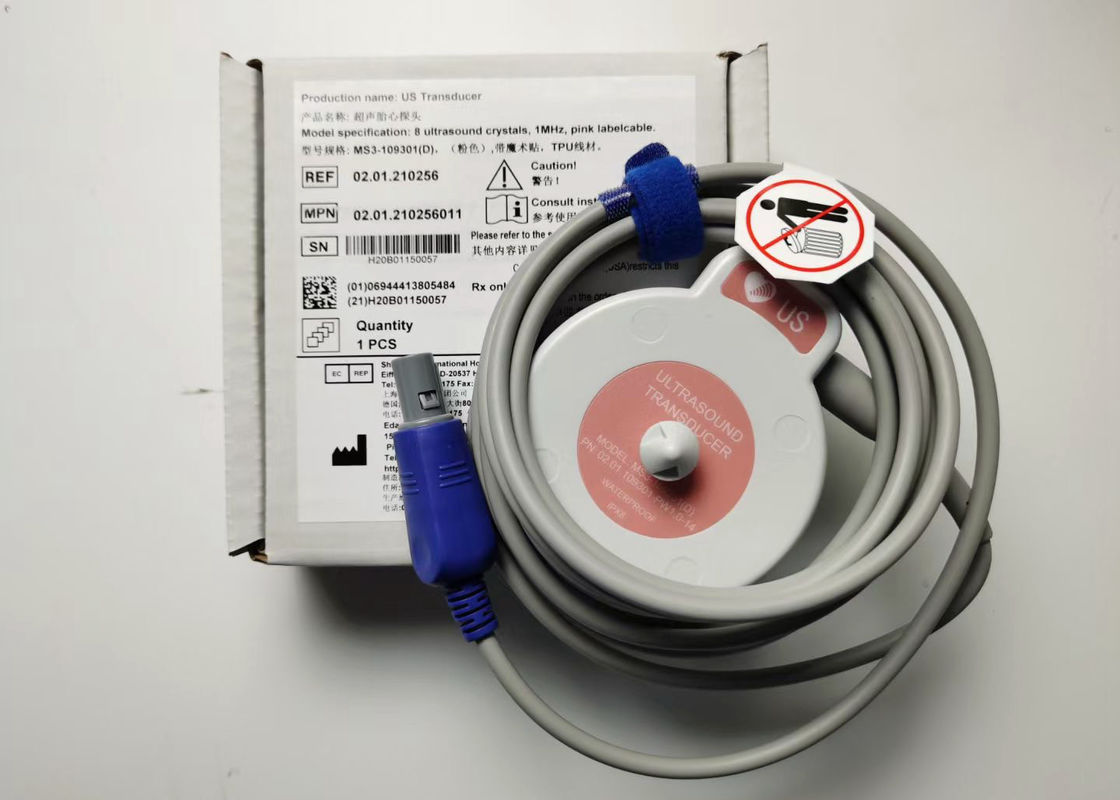 EDAN F6 Μετατροπέας ελεγκτή εμβρύου MS3-109301 Διπλή τρύπα 4 καρφίτσες Αδιάβροχος IPX8