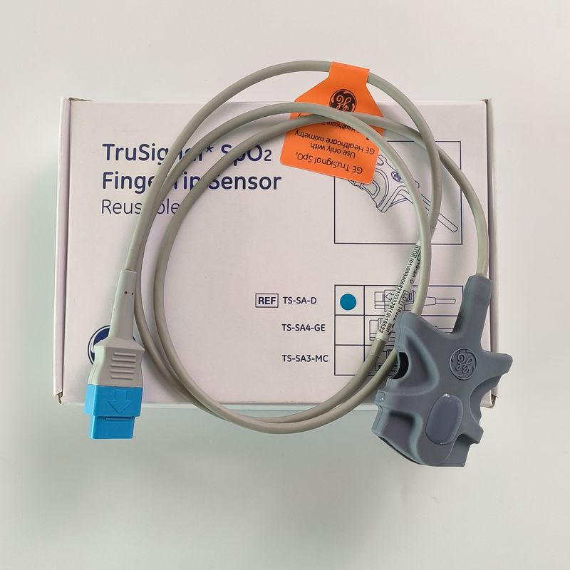 GE Original Datex-Ohmeda TruSignal SpO2 FingerTip Sensor Επαναχρησιμοποιήσιμος REF: TS-SA-D