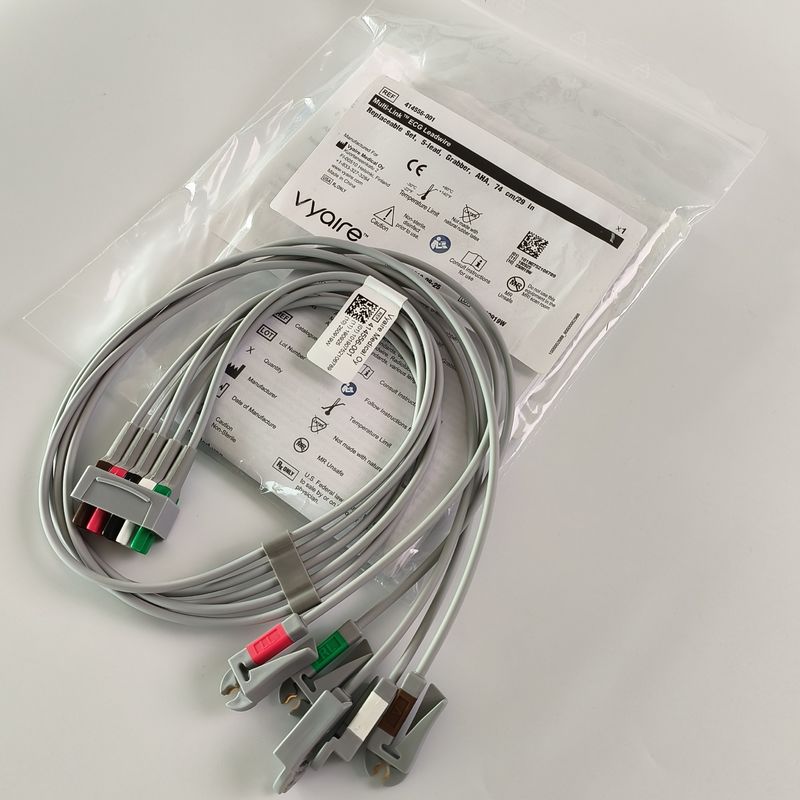 Πολυσύνδεσμος ΗΚΓ Leadwire Αντικατάστατο Σετ 5-Lead Grabber AHA 74cm/29in. REF: 414556-001