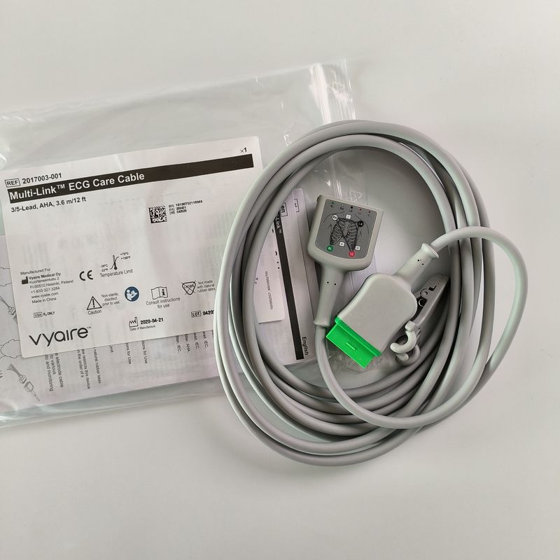 Vyaire GE Original Multi-Link ECG Care Cable 3/5-Lead AHA 3.6m / 12 Ft. Αναφορά: 2017003-001