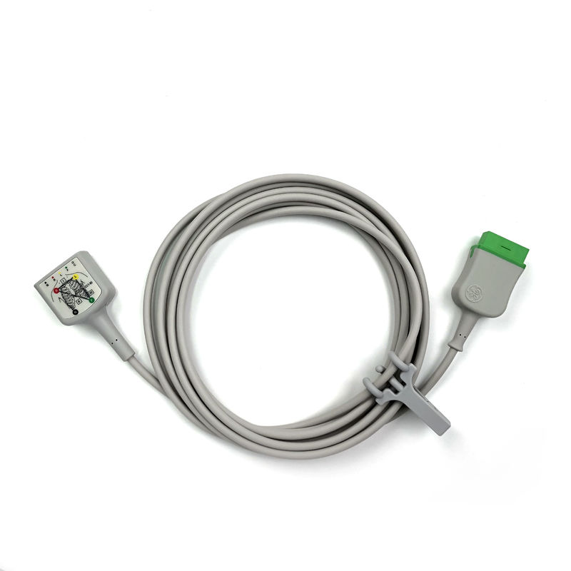 GE Ref:2106305-003 ECG Κεφάλαιο κύτταρα 3/5 μολύβι IEC,3.6m/12ft